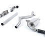 Renault Megane Renaultsport II (Cup, Trophy/Trophy R) - Non-Resonated (Louder) Turbo-Back Exhaust System with Hi-Flow Sports Catalyst - Uses OE Tip