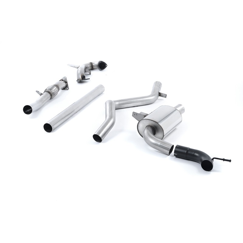 Renault Megane Renaultsport II (Cup, Trophy/Trophy R) - Non-Resonated Turbo-Back Exhaust System with Catalyst Delete