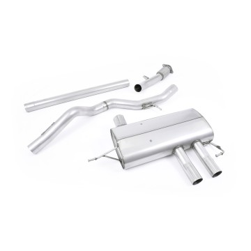 Renault Megane Renaultsport 280 (Non GPF Models) - Non-Resonated Cat-Back Exhaust System - Uses OE Tips