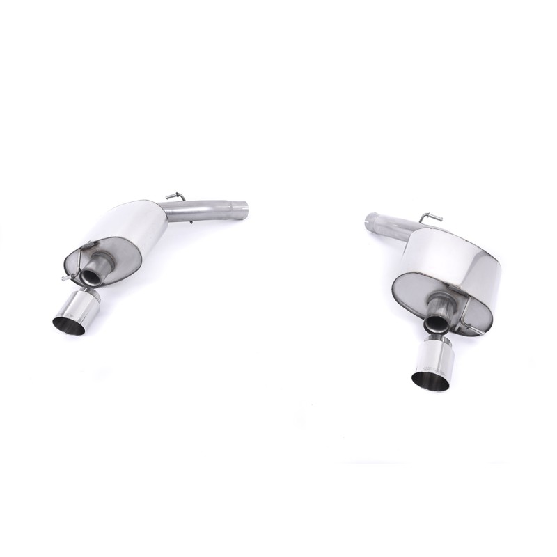 Range Rover Sport 5.0 Supercharged L494 - Rear Silencers with Polished GT-90 Trims