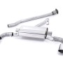 Toyota GT86/Subaru BRZ - Non-Resonated (Louder) Secondary Cat-Back Exhaust System with Polished GT-115 Trims