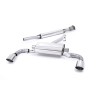 Toyota GT86/Subaru BRZ - Resonated (Quieter) Secondary Cat-Back Exhaust System with Polished GT-115 Trims
