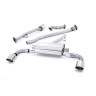 Toyota GT86/Subaru BRZ - Non-Resonated (Louder) Primary Cat-Back Exhaust System with Polished GT-115 Trims
