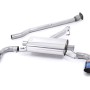 Toyota GT86/Subaru BRZ - Non-Resonated (Louder) Secondary Cat-Back Exhaust System with Burnt Titanium Trims