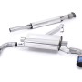 Toyota GT86/Subaru BRZ - Resonated (Quieter) Secondary Cat-Back Exhaust System with Burnt Titanium Trims