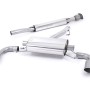 Toyota GT86/Subaru BRZ - Resonated (Quieter) Secondary Cat-Back Exhaust System with Brushed Titanium Trims