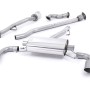 Toyota GT86/Subaru BRZ - Non-Resonated (Louder) Primary Cat-Back Exhaust System with Brushed Titanium Trims