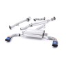 Toyota GT86/Subaru BRZ - Resonated (Quieter) Primary Cat-Back Exhaust System with Burnt Titanium Trims