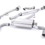 Toyota GT86/Subaru BRZ - Resonated (Quieter) Primary Cat-Back Exhaust System with Brushed Titanium Trims