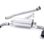 Toyota GT86/Subaru BRZ - Non-Resonated (Louder) Secondary Cat-Back Exhaust System with Ceramic Black Trims