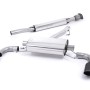 Toyota GT86/Subaru BRZ - Resonated (Quieter) Secondary Cat-Back Exhaust System with Ceramic Black Trims