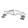 Subraru Impreza WRX & STi (2014 - 2021) - Resonated (Quieter) Cat-Back Exhaust System with MSUB169 Connector & Polished GT-100 Tips