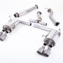 Subraru Impreza WRX & STi (2014 - 2021) - Resonated (Quieter) Cat-Back Exhaust System with MSUB169 Connector & Titanium GT-100 Tips