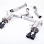 Subraru Impreza WRX & STi (2014 - 2021) - Resonated (Quieter) Cat-Back Exhaust System with MSUB169 Connector & Cerakote GT-100 Black Tips