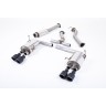 Subraru Impreza WRX & STi (2014 - 2021) - Resonated (Quieter) Cat-Back Exhaust System with MSUB169 Connector & Cerakote GT-100 Black Tips