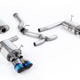 Subraru Impreza WRX & STi (2014 - 2021) - Resonated (Quieter) Cat-Back Exhaust System with Burnt Titanium GT-100 Tips - EC-Approved.