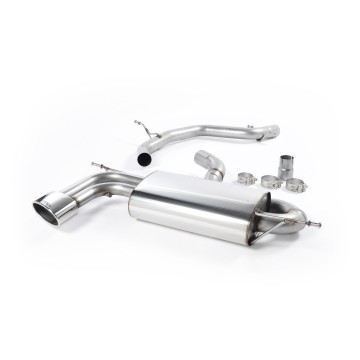 Seat Leon Cupra 2.0T FSI - Non-Resonated (Louder) Cat-Back Exhaust System with Single Polished Oval Tip
