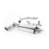Seat Leon Cupra 2.0T FSI - Non-Resonated (Louder) Cat-Back Exhaust System with Single Polished Oval Tip