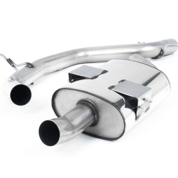 Seat Leon Cupra K1 - Non-Resonated (Louder) Cat-Back Exhaust System with Single Polished Oval Tip
