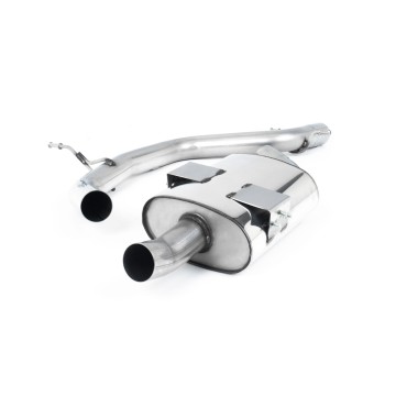 Seat Leon Cupra K1 - Non-Resonated (Louder) Cat-Back Exhaust System with Single Polished Oval Tip