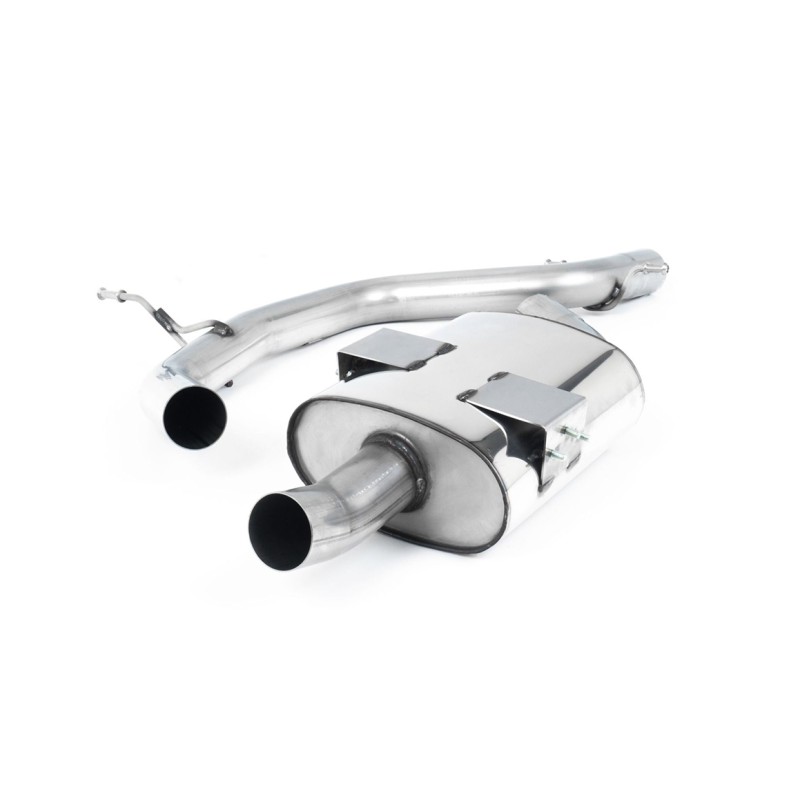 Seat Leon Cupra K1 - Non-Resonated (Louder) Cat-Back Exhaust System with Single Polished Oval Tip