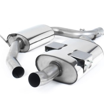 Seat Leon Cupra K1 - Resonated (Quieter) Cat-Back Exhaust System with Single Polished Oval Tip