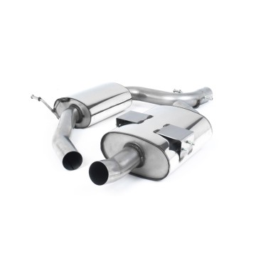 Seat Leon Cupra K1 - Resonated (Quieter) Cat-Back Exhaust System with Single Polished Oval Tip