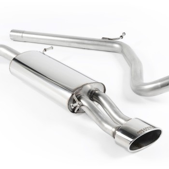 Seat Ibiza 1.9 TDI/1.8 20VT - Non-Resonated (Louder) Cat-Back Exhaust System with Polished Oval Trim (For Facelift cars)