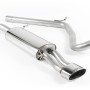 Seat Ibiza 1.9 TDI/1.8 20VT - Non-Resonated (Louder) Cat-Back Exhaust System with Polished Oval Trim (For Facelift cars)
