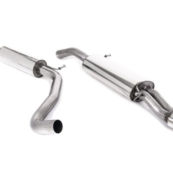 Seat Ibiza 1.9 TDI/1.8 20VT - Resonated (Quieter) Cat-Back Exhaust System with Polished Oval Trim (For Facelift Cars)