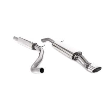 Seat Ibiza 1.9 TDI/1.8 20VT - Resonated (Quieter) Cat-Back Exhaust System with Polished Oval Trim (For Facelift Cars)