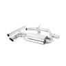 Seat Leon 2.0 TDI - Non-Resonated (Louder) Cat-Back Exhaust System with Oval Tips (Non Detachable)