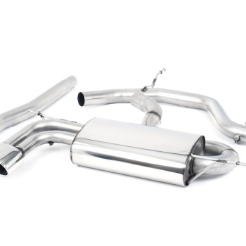 Seat Leon FR 2.0 TDI - Non-Resonated (Louder) Cat-Back Exhaust System with Oval Trim