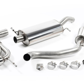 Seat Ibiza Cupra/Bocanegra 1.4 TSI - Resonated (Quieter) Cat-Back Exhaust System with Twin Polished Tips