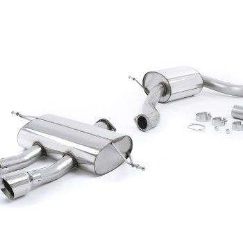 Seat Leon Cupra R 2.0 TSI 265ps - Resonated (Quieter) Cat-Back Exhaust System with Polished GT100 Tips