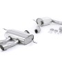 Seat Leon Cupra R 2.0 TSI 265ps - Resonated (Quieter) Cat-Back Exhaust System with Dual Titanium GT100 Tips