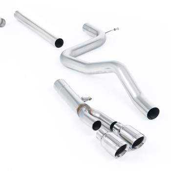 Seat Leon FR 2.0 TDI 150 - Non-Resonated (Louder) Cat-Back Exhaust System with Polished Tips