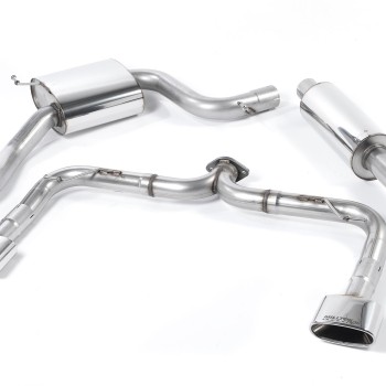 Seat Leon Cupra 280/290 (Non GPF Models) - Cat-Back Exhaust System (Louder) with Polished Oval Tips
