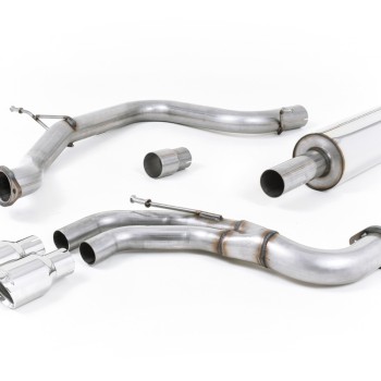 Seat Leon FR 2.0 TDI 184ps SC - Resonated (Quieter) Cat-Back Exhaust System with Polished Tips