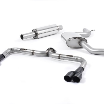 Seat Leon Cupra 280/290 (Non GPF Models) - Cat-Back Exhaust System with Quad Black Round Tips