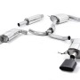 Seat Leon ST Cupra 280/290 2.0 TSI (Non GPF Models) - Resonated (Quieter) Cat-Back Exhaust System with Cerakote Black Oval Tips