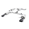 Seat Leon ST Cupra 280/290 2.0 TSI (Non GPF Models) - Resonated (Quieter) Cat-Back Exhaust System with Cerakote Black Oval Tips