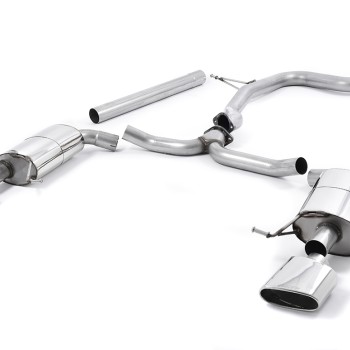 Seat Leon ST Cupra 280/290 2.0 TSI (Non GPF Models) - Non-Resonated (Louder) Cat-Back Exhaust System with Polished Oval Tips