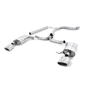 Seat Leon ST Cupra 280/290 2.0 TSI (Non GPF Models) - Non-Resonated (Louder) Cat-Back Exhaust System with Polished Oval Tips