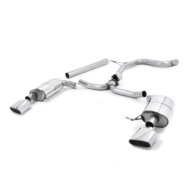 Seat Leon ST Cupra 280/290 2.0 TSI (Non GPF Models) - Non-Resonated (Louder) Cat-Back Exhaust System with Polished Oval Tips