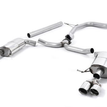 Seat Leon ST Cupra 280/290 2.0 TSI (Non GPF Models) - Non-Resonated (Louder) Cat-Back Exhaust System with Quad Round Polished Tips