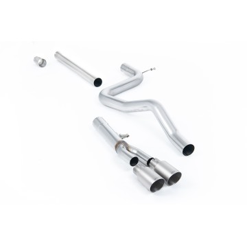 Seat Leon FR 2.0 TDI 150 - Non-Resonated (Louder) Cat-Back Exhaust System with Titanium Tips