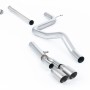 Seat Leon FR 2.0 TDI 150 - Non-Resonated (Louder) Cat-Back Exhaust System with Titanium Tips