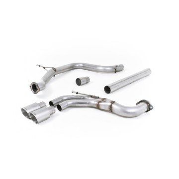 Seat Leon FR 2.0 TDI 184ps SC - Non-Resonated (Louder) Cat-Back Exhaust System with Titanium Tips