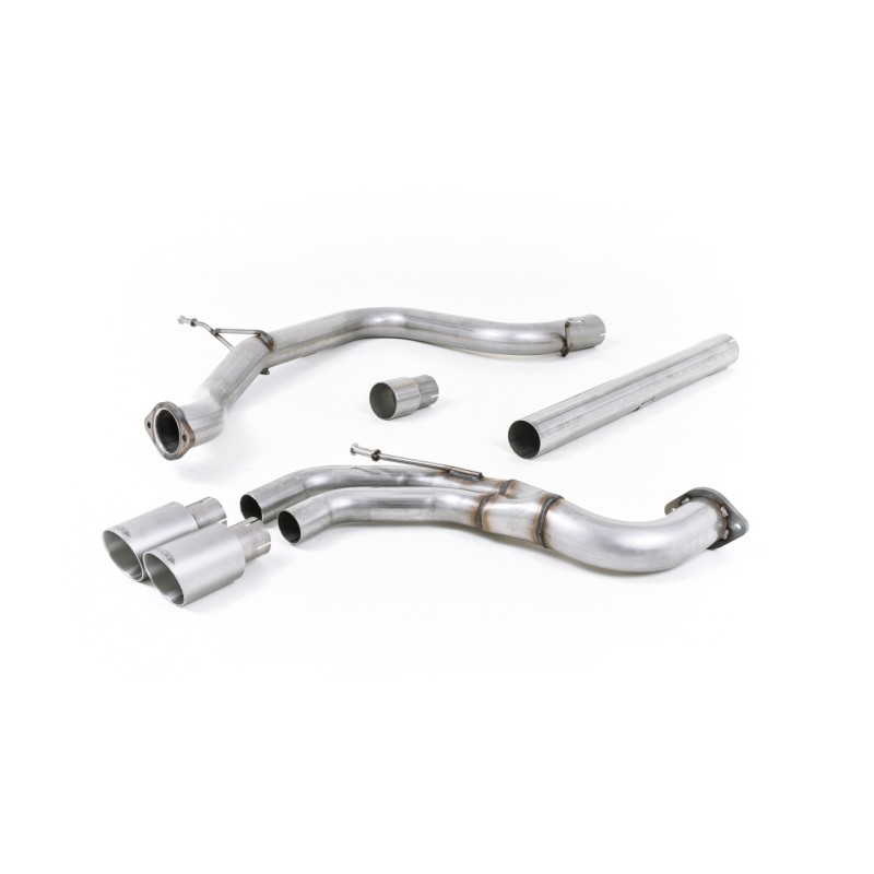 Seat Leon FR 2.0 TDI 184ps SC - Non-Resonated (Louder) Cat-Back Exhaust System with Titanium Tips